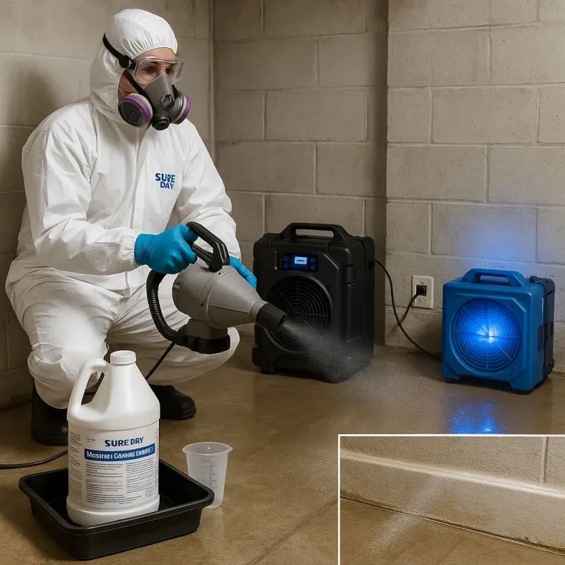 Sanitization and Odor Removal process in Geneva, OH